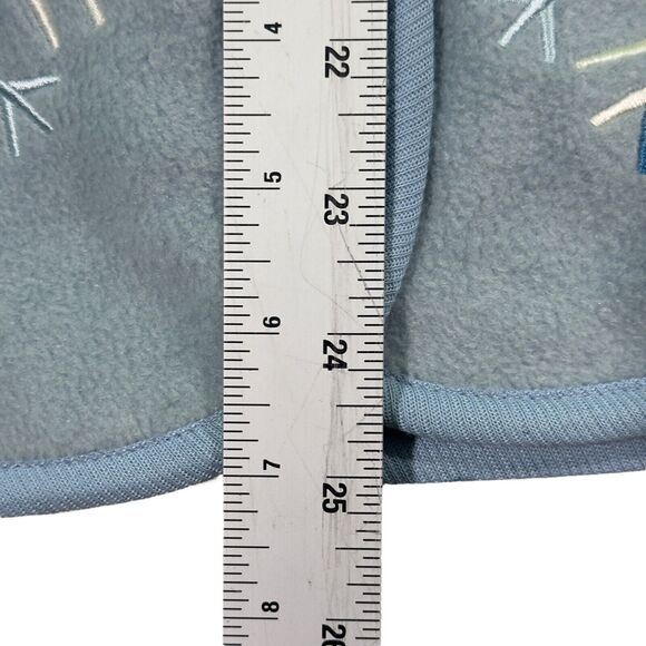 E.M.I. Sportswear Jacket Women's XL Blue Fleece Embroidered Snowflake Winter Top - Picture 8 of 9